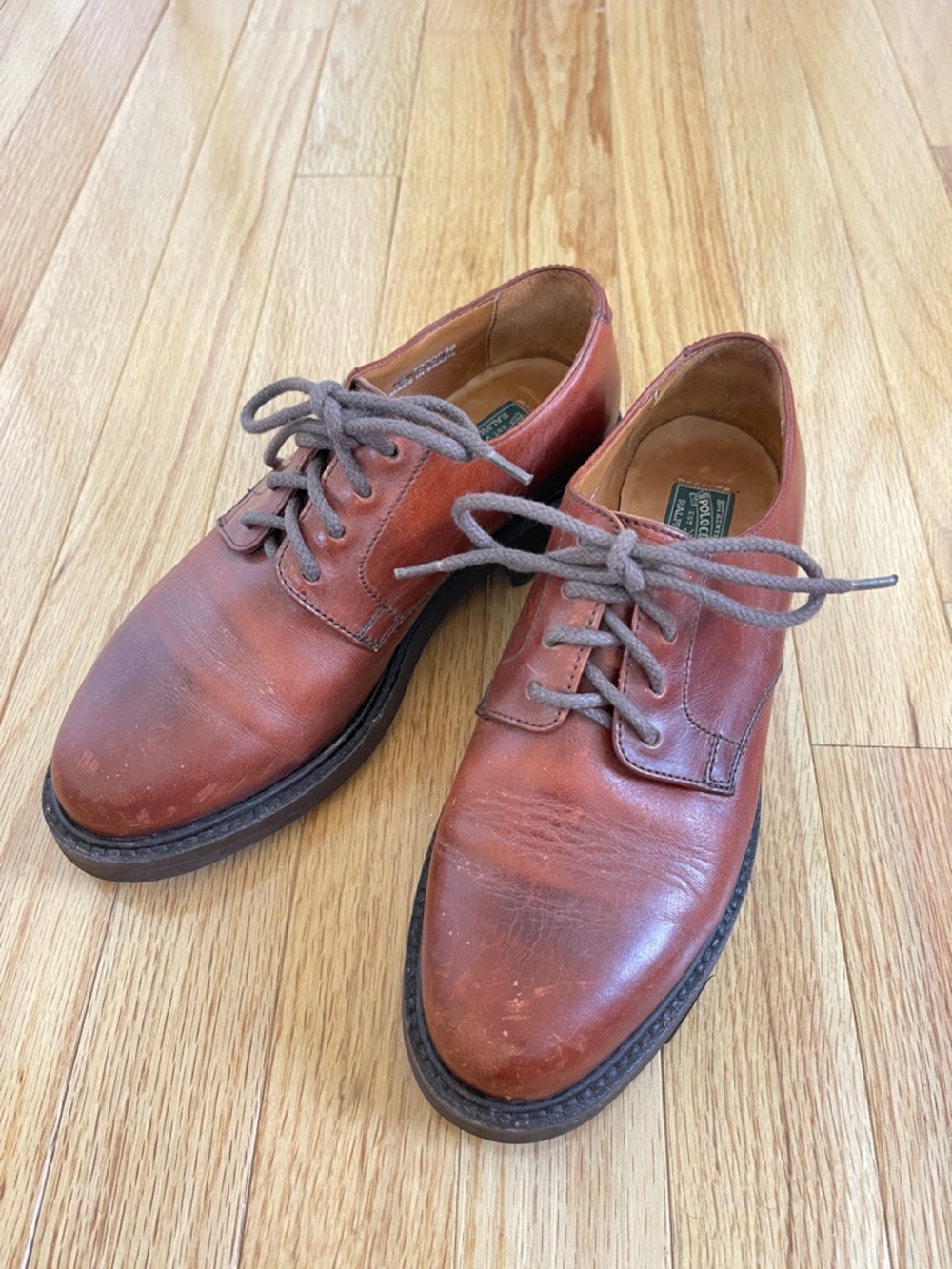 Polo by Ralph Lauren Women’s Brown Leather Derby Oxfords